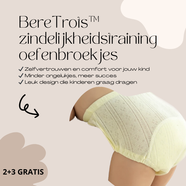 Beretrots™ zindelijkheidstraining oefenbroekjes 2+3 GRATIS