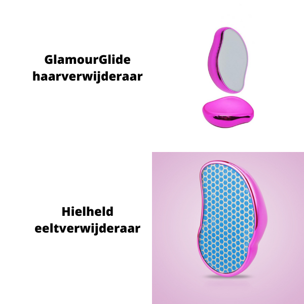 GlamourGlide haarverwijderaar + Hielheld eeltverwijderaar