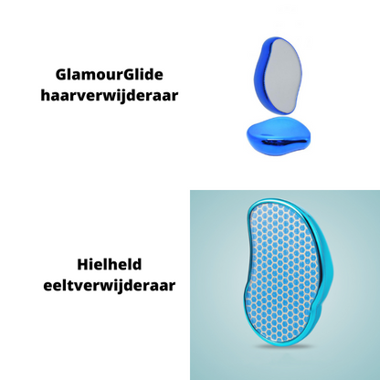 GlamourGlide haarverwijderaar + Hielheld eeltverwijderaar