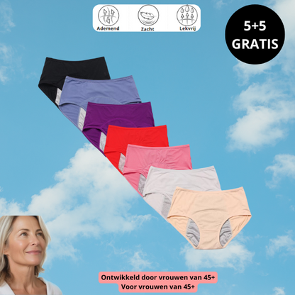 DryXMax™ | Comfortabel & lekvrij ondergoed | 5+5 GRATIS