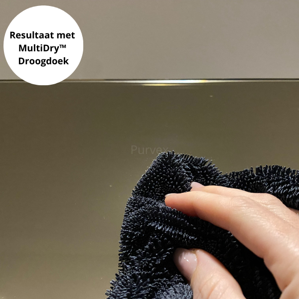 MultiDry™ Droogdoek | Voorkom gemakkelijk kalkaanslag en schimmel